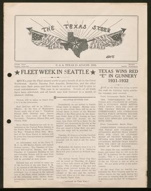 Primary view of object titled 'The Texas Steer (U. S. S. Texas), Vol. 3, No. 46, Ed. 1 Saturday, August 20, 1932'.