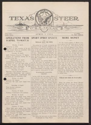 Primary view of object titled 'The Texas Steer (U. S. S. Texas), Vol. 5, No. 20, Ed. 1 Saturday, April 7, 1934'.