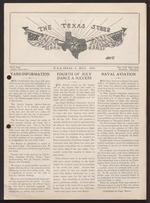 Primary view of object titled 'The Texas Steer (U. S. S. Texas), Vol. 4, No. 39, Ed. 1 Saturday, July 8, 1933'.