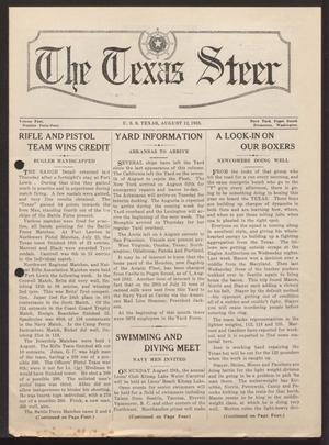 Primary view of object titled 'The Texas Steer (U. S. S. Texas), Vol. 4, No. 44, Ed. 1 Saturday, August 12, 1933'.