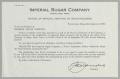 Letter: [Letter from George Andre to the Stockholders of Imperial Sugar Compa…