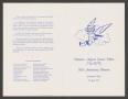 Thumbnail image of item number 3 in: '[Program for the WASP 30th Anniversary Reunion Dinner]'.