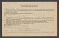 Thumbnail image of item number 2 in: '[War Savings Bond Form, April 25, 1944]'.
