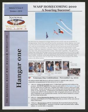 Primary view of object titled 'Hangar One, Volume 4, Issue 2, October 2010'.