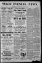 Thumbnail image of item number 1 in: 'Waco Evening News. (Waco, Tex.), Vol. 1, No. 167, Ed. 1, Tuesday, January 22, 1889'.