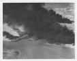 Thumbnail image of item number 1 in: '[An aerial view of the docks and slips at the port after the 1947 Texas City Disaster]'.