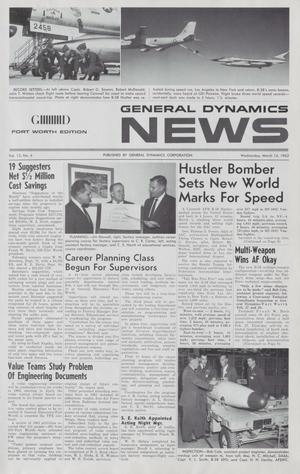 General Dynamics News, Volume 15, Number 6, March 14, 1962