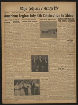 Primary view of object titled 'The Shiner Gazette (Shiner, Tex.), Vol. 67, No. 27, Ed. 1 Thursday, July 2, 1959'.