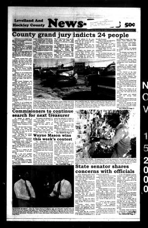 Primary view of object titled 'Levelland and Hockley County News-Press (Levelland, Tex.), Vol. 22, No. 66, Ed. 1 Wednesday, November 15, 2000'.