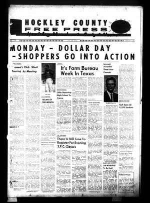 Primary view of object titled 'Hockley County Free Press (Levelland, Tex.), Vol. 1, No. 1, Ed. 1 Sunday, February 2, 1964'.