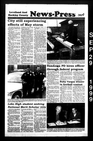 Primary view of object titled 'Levelland and Hockley County News-Press (Levelland, Tex.), Vol. 21, No. 52, Ed. 1 Wednesday, September 29, 1999'.