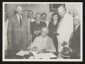 Photograph: [Franklin D. Roosevelt Signing the Social Security Act]