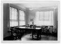 Photograph: [J. B. Hamblen in his office at Pan American Refinery in Texas City]