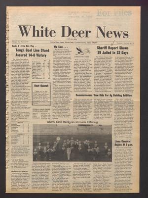 Primary view of White Deer News (White Deer, Tex.), Vol. 25, No. 29, Ed. 1 Thursday, October 25, 1984