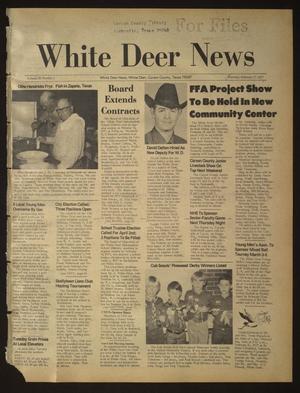 Primary view of object titled 'White Deer News (White Deer, Tex.), Vol. 18, No. 1, Ed. 1 Thursday, February 17, 1977'.