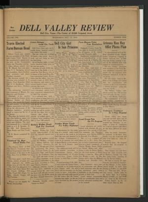 Primary view of object titled 'Dell Valley Review (Dell City, Tex.), Vol. 1, No. 9, Ed. 1 Wednesday, October 17, 1956'.