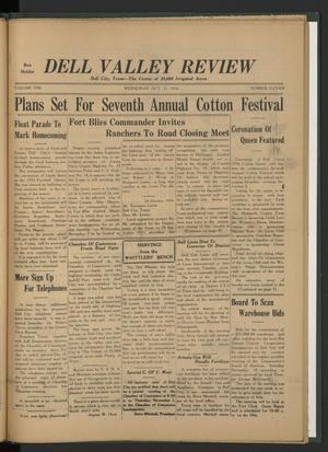 Primary view of object titled 'Dell Valley Review (Dell City, Tex.), Vol. 1, No. 11, Ed. 1 Wednesday, October 31, 1956'.