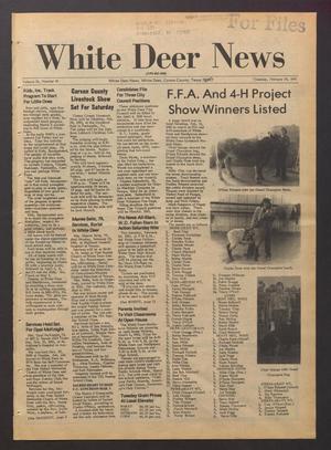 Primary view of object titled 'White Deer News (White Deer, Tex.), Vol. 21, No. 49, Ed. 1 Thursday, February 26, 1981'.