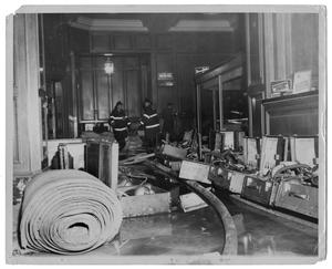 Primary view of object titled '[Dallas Fire Department in the Adolphus Hotel]'.