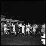 Photograph: [Crowd Outside Morrison Hay Barn, Opening Night]