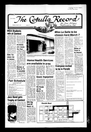 Primary view of object titled 'The Cotulla Record (Cotulla, Tex.), No. 47, Ed. 1 Thursday, March 5, 1981'.