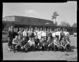 Photograph: [National Honor Society Students in Front of Cleveland High School]