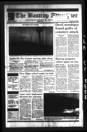 Primary view of object titled 'The Bastrop Advertiser (Bastrop, Tex.), Vol. 145, No. 28, Ed. 1 Saturday, June 6, 1998'.