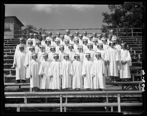 Primary view of object titled '[1954 Cleveland High School Senior Graduation]'.