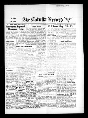 Primary view of object titled 'The Cotulla Record (Cotulla, Tex.), Vol. 77, No. 13, Ed. 1 Friday, May 24, 1974'.