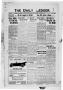 Newspaper: The Daily Ledger. (Ballinger, Tex.), Vol. 11, Ed. 1 Tuesday, October …
