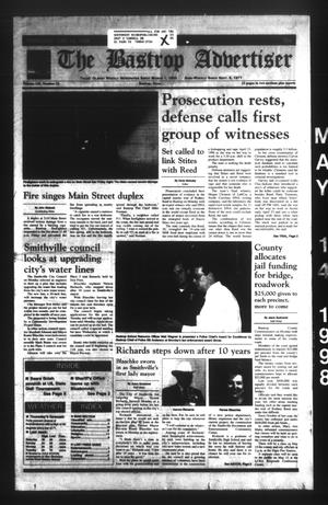 Primary view of object titled 'The Bastrop Advertiser (Bastrop, Tex.), Vol. 145, No. 21, Ed. 1 Thursday, May 14, 1998'.