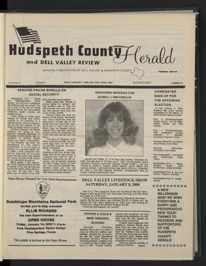 Primary view of Hudspeth County Herald and Dell Valley Review (Dell City, Tex.), Vol. 43, No. 18, Ed. 1 Friday, January 7, 2000