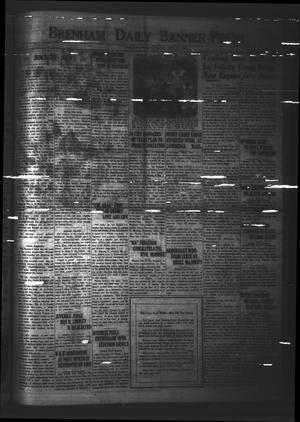 Primary view of object titled 'Brenham Daily Banner-Press (Brenham, Tex.), Vol. 41, No. 190, Ed. 1 Thursday, November 6, 1924'.