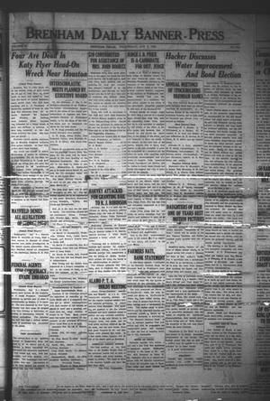Primary view of object titled 'Brenham Daily Banner-Press (Brenham, Tex.), Vol. 40, No. 241, Ed. 1 Wednesday, January 9, 1924'.
