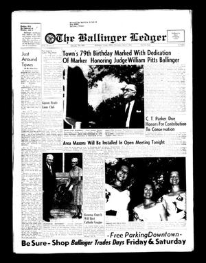 Primary view of object titled 'The Ballinger Ledger (Ballinger, Tex.), Vol. 79, No. 2, Ed. 1 Thursday, July 1, 1965'.