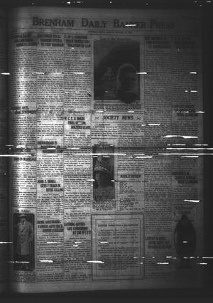 Primary view of object titled 'Brenham Daily Banner-Press (Brenham, Tex.), Vol. 41, No. 173, Ed. 1 Friday, October 17, 1924'.