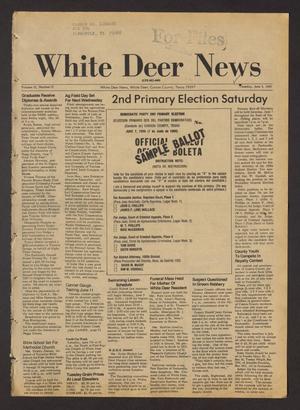 Primary view of object titled 'White Deer News (White Deer, Tex.), Vol. 21, No. 12, Ed. 1 Thursday, June 5, 1980'.