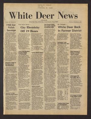 Primary view of object titled 'White Deer News (White Deer, Tex.), Vol. 20, No. 36, Ed. 1 Thursday, November 8, 1979'.