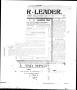 Newspaper: Banner-Leader. (Ballinger, Tex.), Vol. 25, No. 2, Ed. 1 Saturday, Oct…
