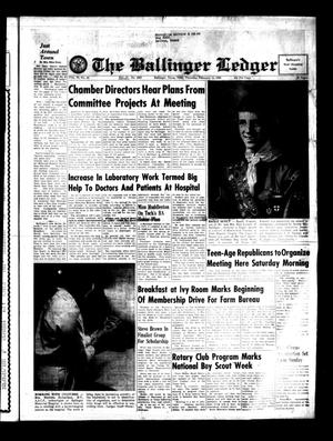 Primary view of object titled 'The Ballinger Ledger (Ballinger, Tex.), Vol. 78, No. 34, Ed. 1 Thursday, February 11, 1965'.