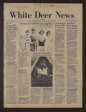 Primary view of object titled 'White Deer News (White Deer, Tex.), Vol. 20, No. 8, Ed. 1 Thursday, April 19, 1979'.