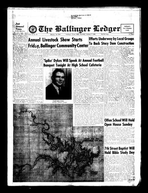 Primary view of object titled 'The Ballinger Ledger (Ballinger, Tex.), Vol. 78, No. 29, Ed. 1 Thursday, January 7, 1965'.