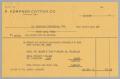Text: [Credit Invoice For Shipping Costs, December 16, 1960]