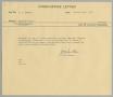 Letter: [Letter from J. M. Sutton to I. H. Kempner, October 27, 1955]