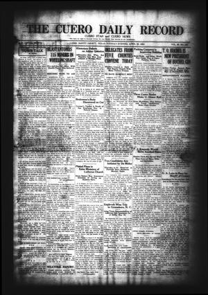 Primary view of object titled 'The Cuero Daily Record (Cuero, Tex.), Vol. 60, No. 102, Ed. 1 Tuesday, April 29, 1924'.
