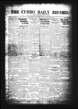 Primary view of object titled 'The Cuero Daily Record (Cuero, Tex.), Vol. 60, No. 94, Ed. 1 Friday, April 18, 1924'.