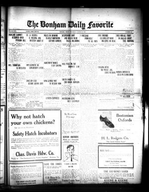 Primary view of object titled 'The Bonham Daily Favorite (Bonham, Tex.), Vol. 26, No. 225, Ed. 1 Wednesday, March 26, 1924'.
