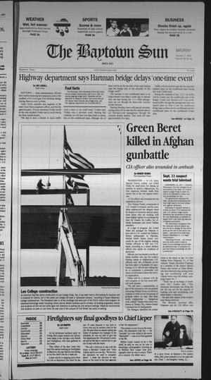 Primary view of object titled 'The Baytown Sun (Baytown, Tex.), Vol. 80, No. 40, Ed. 1 Saturday, January 5, 2002'.