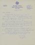 Letter: [Letter from Virginia Duff to Truett Latimer, July 5, 1953]