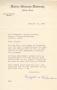 Thumbnail image of item number 1 in: '[Letter from Rupert N. Richardson to Truett Latimer, January 15, 1953]'.